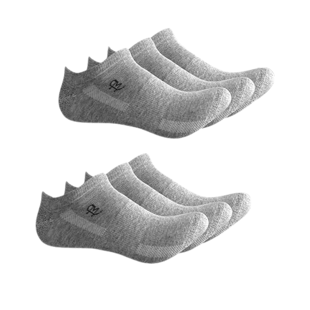 MP Magic Classic Ankle antibacterial Socks (black/grey)
