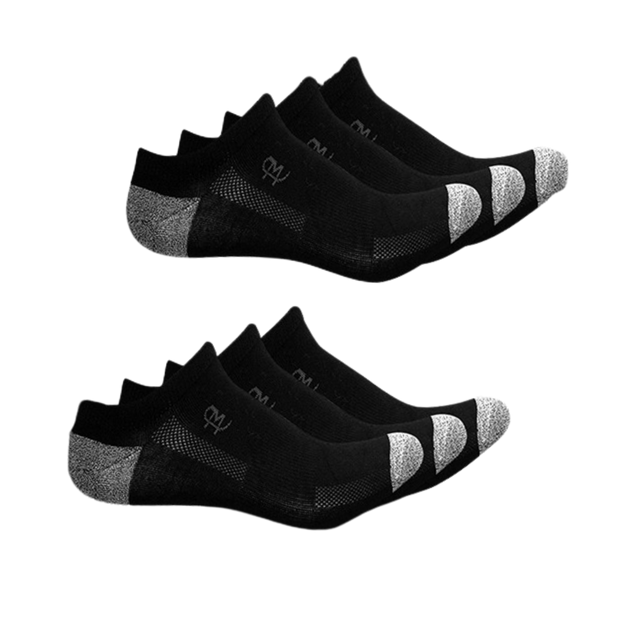 MP Magic Antibacterial Supima Cotton Ankle Socks (6 Pairs）