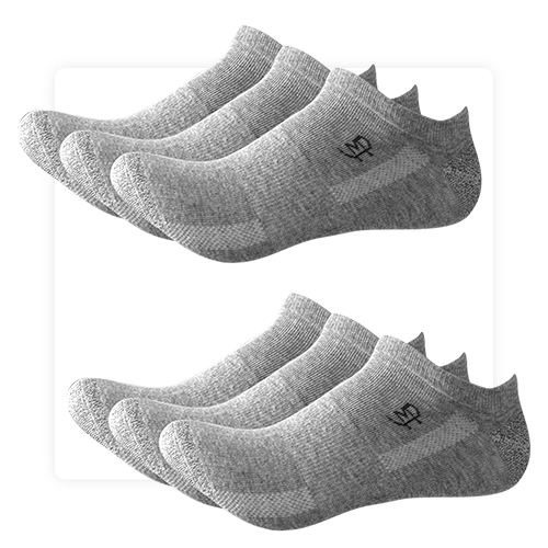 MP Magic Classic Ankle Antibacterial Socks (6 pairs)