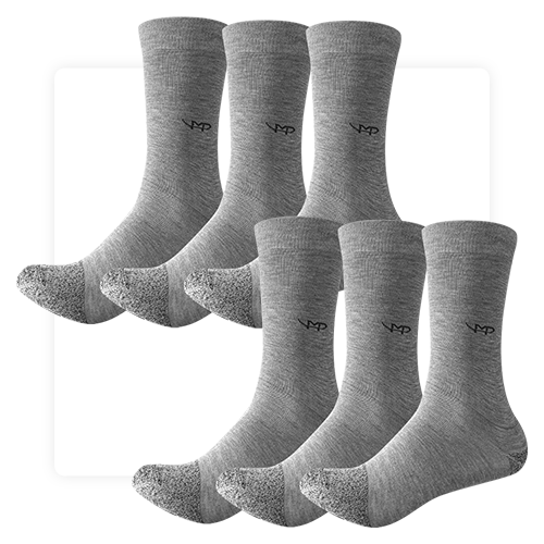 MP Magic Classic Crew Antibacterial Socks (6 pairs, 20% off)